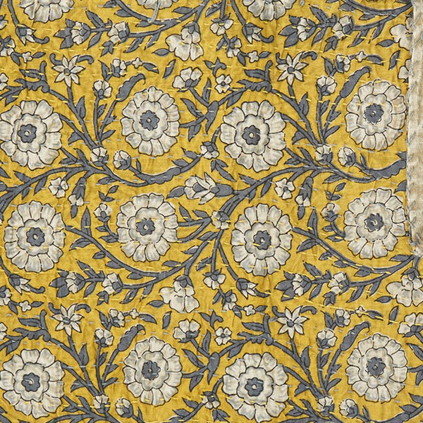 Homeroots 50" Cozy Green And Pink Kantha Paisley Throw Blanket With Beautiful Embroidery For Stylish Decor Cotton ,50"X70" Cotton 357581