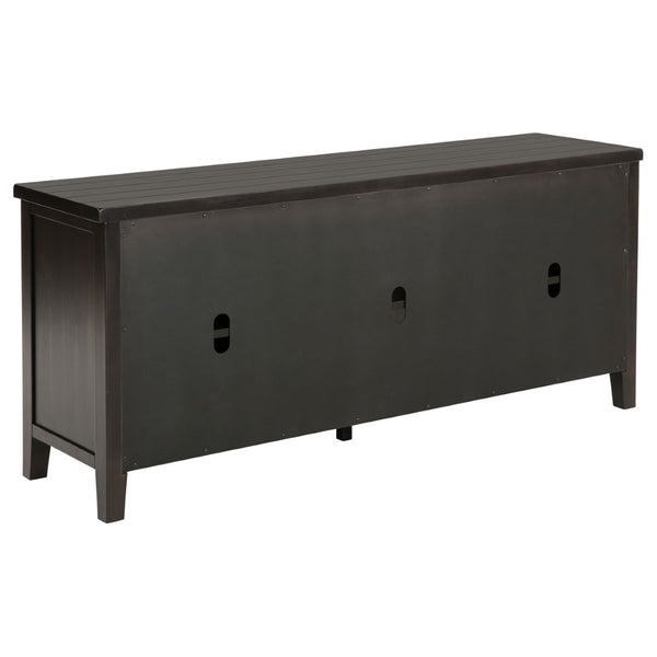 English Elm Sutter Mission Style Louvered Door Tv Stand Rustic Pine Console for Living Room B062P441044