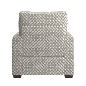 Svolvar Upholstered Accent Chair Rubberwood Frame Plush Cushions Modern Living Room