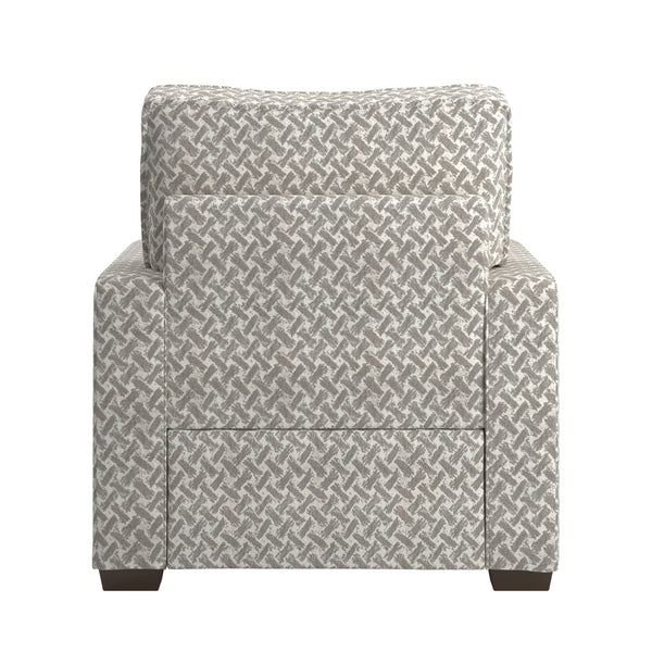 Svolvar Upholstered Accent Chair Rubberwood Frame Plush Cushions Modern Living Room