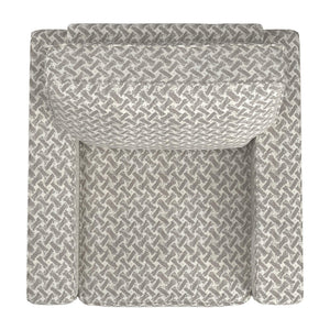 Svolvar Upholstered Accent Chair Rubberwood Frame Plush Cushions Modern Living Room