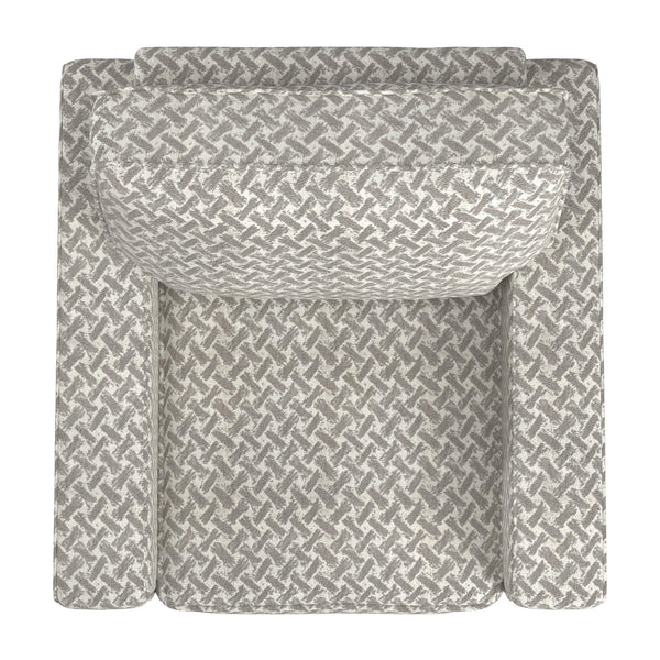 Svolvar Upholstered Accent Chair Rubberwood Frame Plush Cushions Modern Living Room
