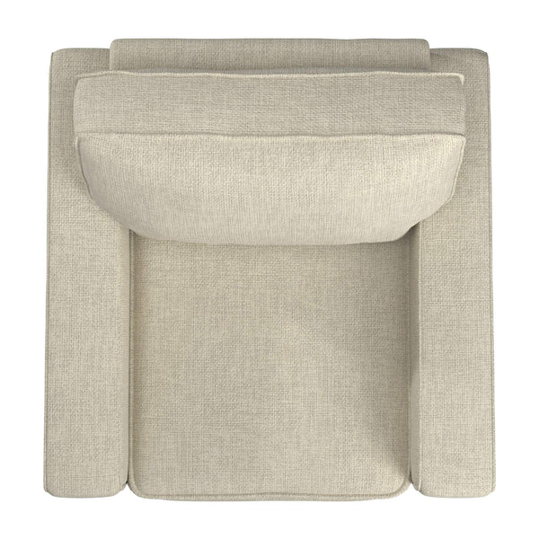 Svolvar Upholstered Accent Chair Rubberwood Frame Plush Cushions Modern Living Room