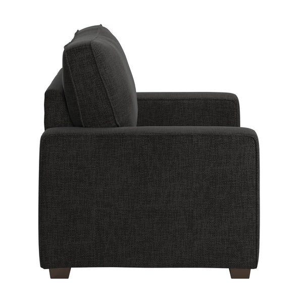Svolvar Upholstered Accent Chair Rubberwood Frame Plush Cushions Modern Living Room