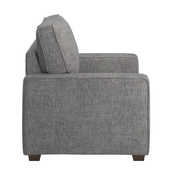 Svolvar Upholstered Accent Chair Rubberwood Frame Plush Cushions Modern Living Room
