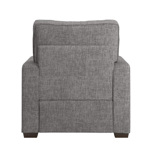 Svolvar Upholstered Accent Chair Rubberwood Frame Plush Cushions Modern Living Room