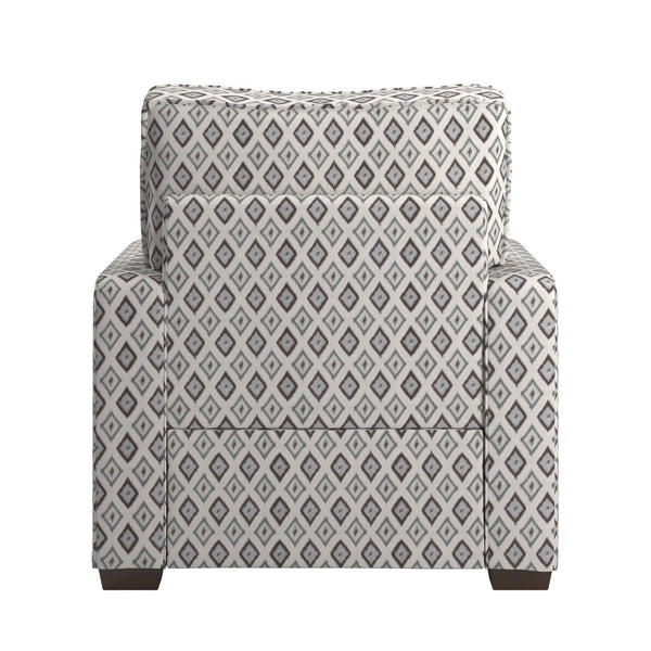 Svolvar Upholstered Accent Chair Rubberwood Frame Plush Cushions Modern Living Room
