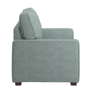 Svolvar Upholstered Accent Chair Rubberwood Frame Plush Cushions Modern Living Room