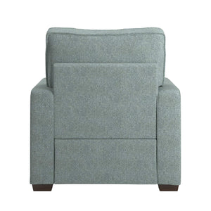 Svolvar Upholstered Accent Chair Rubberwood Frame Plush Cushions Modern Living Room