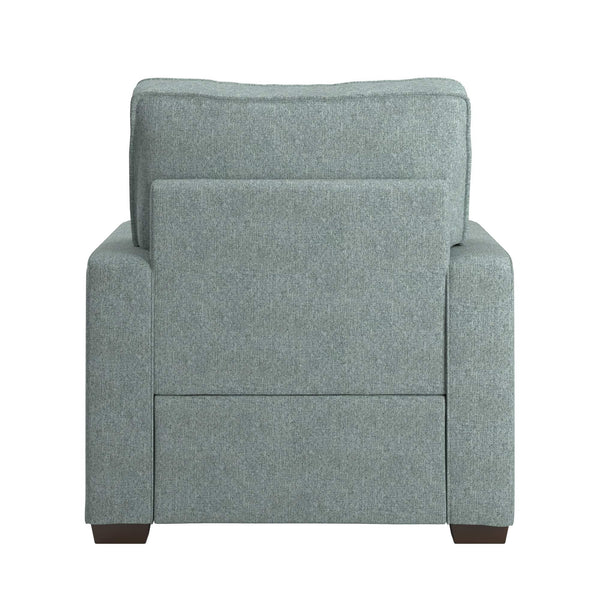 Svolvar Upholstered Accent Chair Rubberwood Frame Plush Cushions Modern Living Room
