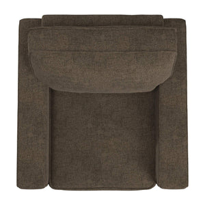 Svolvar Upholstered Accent Chair Rubberwood Frame Plush Cushions Modern Living Room