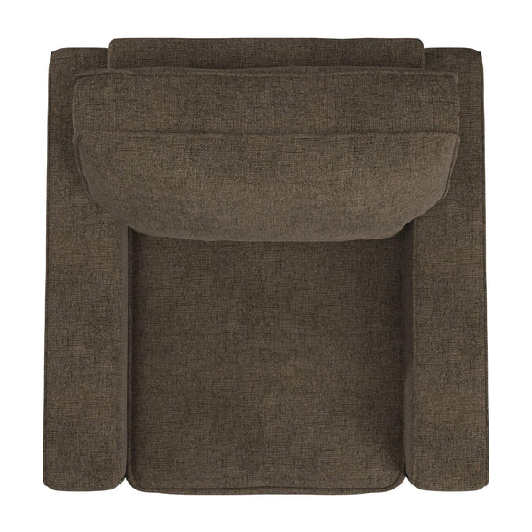 Svolvar Upholstered Accent Chair Rubberwood Frame Plush Cushions Modern Living Room