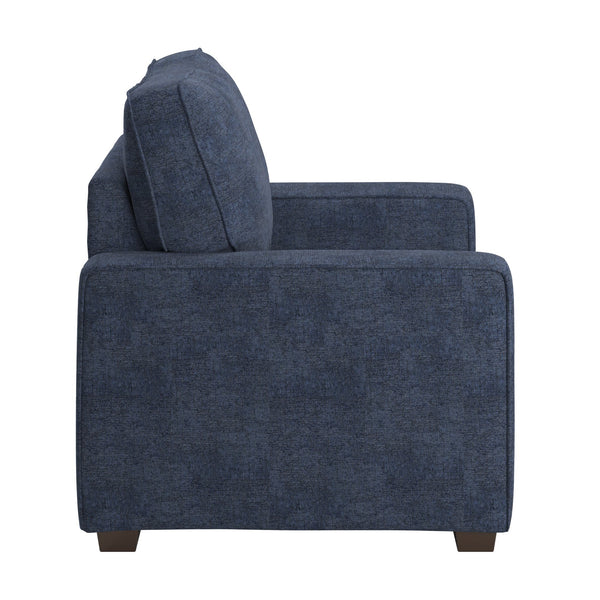 Svolvar Upholstered Accent Chair Rubberwood Frame Plush Cushions Modern Living Room