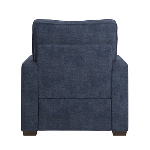 Svolvar Upholstered Accent Chair Rubberwood Frame Plush Cushions Modern Living Room