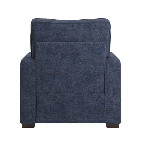 Svolvar Upholstered Accent Chair Rubberwood Frame Plush Cushions Modern Living Room