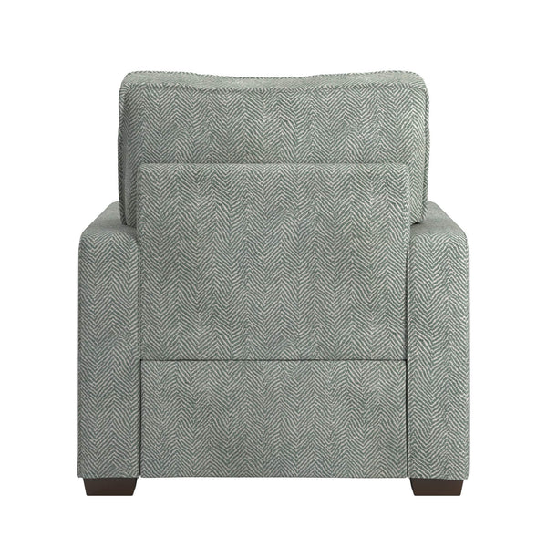 Svolvar Upholstered Accent Chair Rubberwood Frame Plush Cushions Modern Living Room