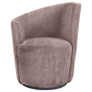English Elm Kaylie Velvet Swivel Accent Chair Sculptural Curved Back for Living Room B062P447948