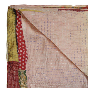 Homeroots 50" X 70" Silk Multicolor Throws Red ,Yellow ,Peach Silk 358038