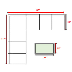 English Elm Fully Assembled 6-Person Wicker Patio Conversation Set With Cushions For Ultimate Outdoor Comfort B120S00130