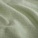 Madison Park Freshspun Basketweave Casual Cotton Blanket MP51N-8382 Green