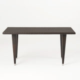 Christopher Knight Home® - Noble House - Dominica Multi Brown Pe Rectangle Table