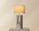 Dirsan Table Lamp - Taupe 111718  Sunpan