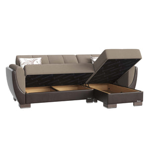 English Elm Primenest Skyhaven Convertible Chaise Lounge With Storage - Stylish Comfort For Small Spaces! B030P303519-GIGA