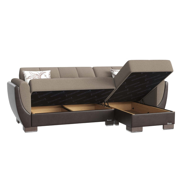 English Elm Primenest Skyhaven Convertible Chaise Lounge With Storage - Stylish Comfort For Small Spaces! B030P303519-GIGA