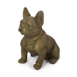 Christopher Knight Home® - Noble House - Delamore Outdoor French Bulldog Garden Statue