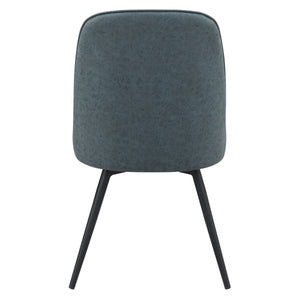 OSP Home Furnishings Penton Swivel Chair  - Set of 2 Navy