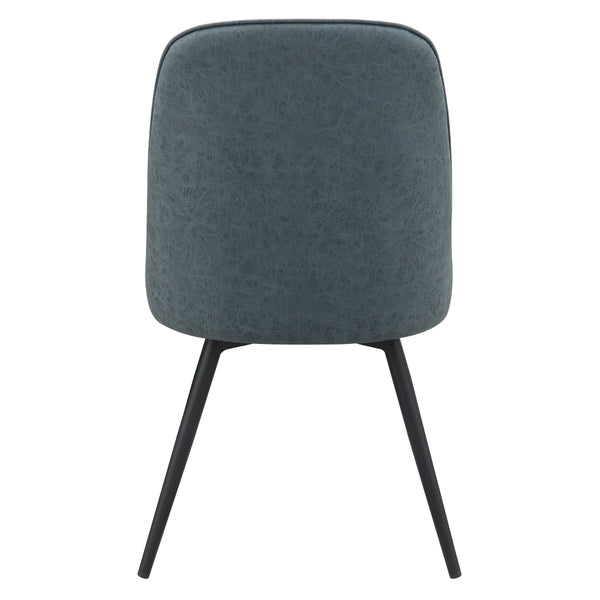 OSP Home Furnishings Penton Swivel Chair  - Set of 2 Navy