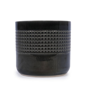 English Elm 3 Pieces Ceramic Flowerpot Set - Modern Handcrafted Planters For Indoor/Outdoor Elegance & Style W3273P322258