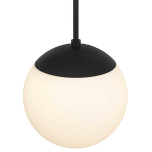 English Elm 10 Inch Etched Frosted Globe Led Pendant Light Dimmable for Kitchen or Hallway B370P399169