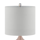 510 Design Ellipse Casual Curved Glass Table Lamp, Set of 2 5DS153-0020 Pink