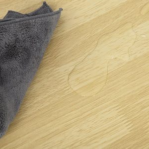 English Elm K&K Rustic Kitchen Island Cart with 6 Drawers, Pull-Out Trash Cabinet, Drop Leaf & Built-In Charging Station Black N707P307292B