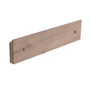 English Elm 12'' Wall Mounted Plywood Storage Cabinet Open Doorless Design with Frosted Bins for Bath W999P470287