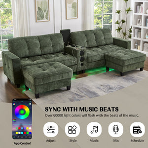 English Elm Swivel Barrel Accent Chair Chenille Tufted Round Club Seat for Living Room Lounge Green N719S002290F