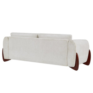 English Elm Christopher Knight Home® - 89"L Beige Chenille Sofa – Plush Comfort, Durable Design, Perfect For Apartments & Family Rooms N771P345832M_ N771P345833M