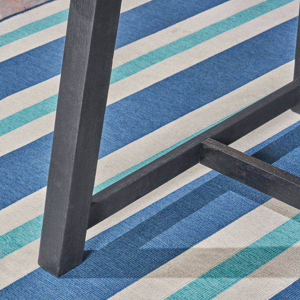 English Elm Christopher Knight Home® - Outdoor Acacia Wood Dining Table Seats 6, Sandblast Gray Finish, Sturdy Corner-Block Joinery, Easy Assembly N768P190946G