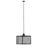 INK+IVY Jaxson Modern/Contemporary Metal Mesh Pendant II151-0115 Black