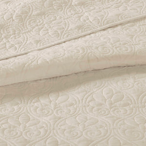 JLA Home Madison Park - 3 Reversible Quilt Set with Textured Stitching, Prewashed Cotton Fill, Antimicrobial Freshness, Machine Washable 104 L x 94 W x 0.25H MP13-150