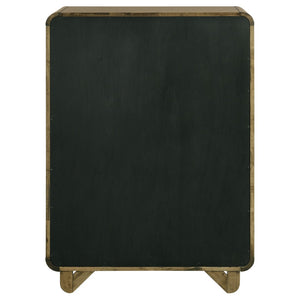 English Elm Tully Nutmeg 5-Drawer Chest - Modern Storage Solution With Warm Finish For Bedroom Elegance B062P374093-GIGA