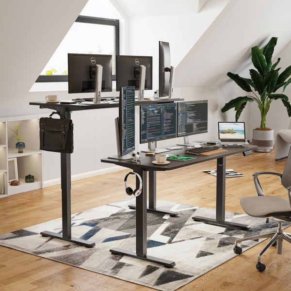 English Elm Stary Electric Standing Desk - Adjustable Height Sit-Stand Solution For Home Office Comfort & Style T3623P339396-GIGA