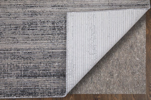 Feizy Rugs Deja Modern Low-pile Rug - Turkish Crafted With Polyester For Stylish Comfort In Any Room Decor Gray,Ivory,Taupe Polypropylene,Polyester Dja39pjfgry000f05