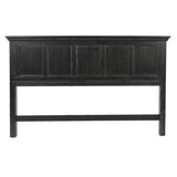 OSP Home Furnishings Farmhouse Basics King Bed Headboard Rustic Black