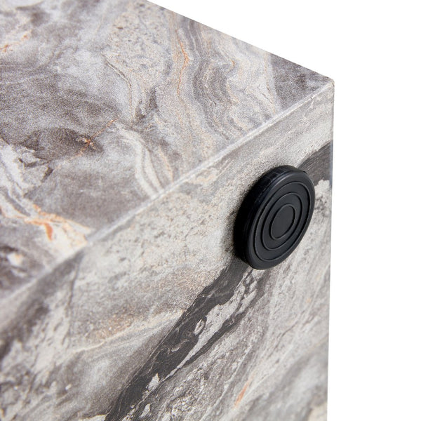 English Elm Elevate Your Living Room With A Modern Gray Textured Mdf Coffee Table – Stylish, Sturdy, Easy Assembly! W1151P187997