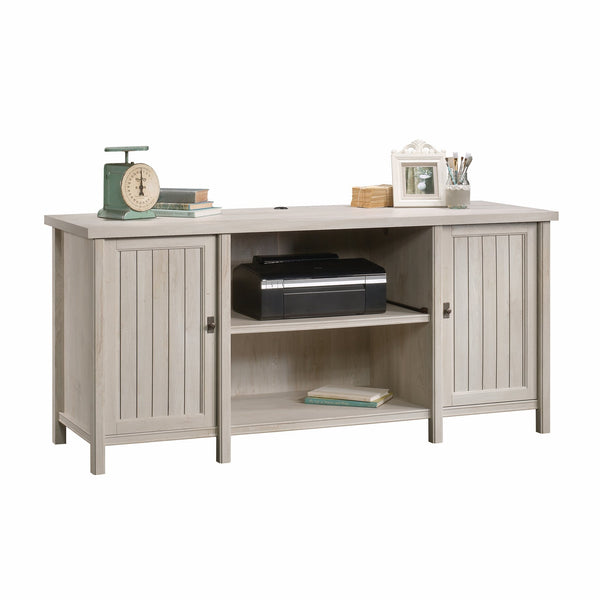 English Elm Credenza, Versatile Gray Finish With Ample Storage For Living Rooms, Home Offices & Entryways B356P402696