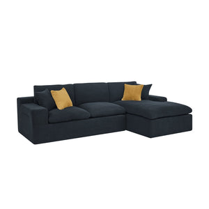 English Elm Cloud Sectional Sofa High Density Foam Deep Seat Modern Living Room Couch W5568S00002