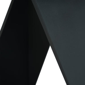 English Elm 53" Round Marble Dining Table With Lazy Susan, Black Iron Base, Seats 6 - Elegant & Durable Design W1535S00400