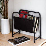 English Elm Luciano Magazine Holder Black